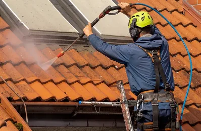 Démoussage et hydrofuge de toiture à Guzargues