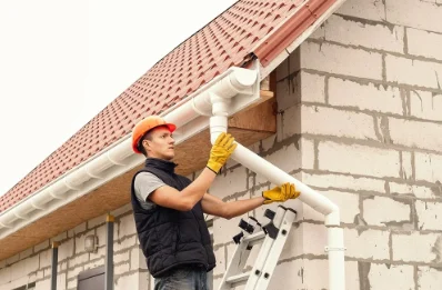 Pose et remplacement de gouttières à Guzargues